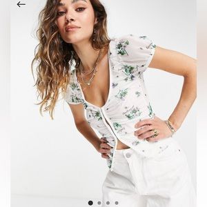 Reclaimed Vintage ruched top